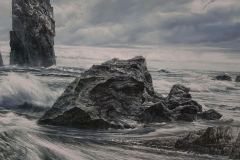 The-Sea-of-Okhotsk.-Oil-on-canvas.-fragment