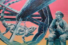 The-Miller-and-his-Dragon.-2017-Oil-on-canvas.-90X120-cm
