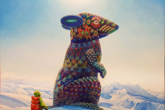 Mauntain-Mous.-2019-Oil-on-canvas.-90X90