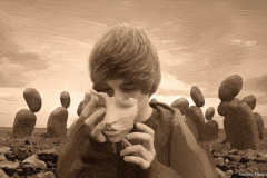 Stone-balancing