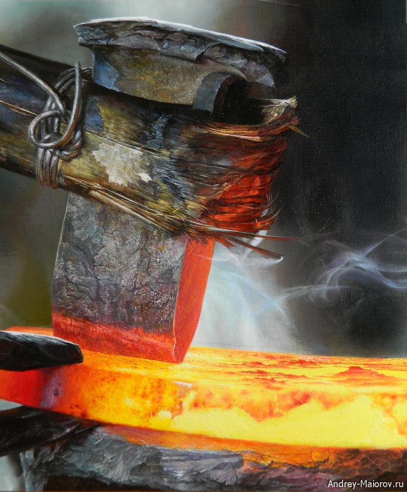 the blacksmith shop. (fragment)